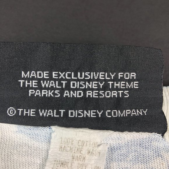 Vintage 90s Disney Original Shirt Men Small White Blue Mickey All Over Print USA - Picture 7 of 13
